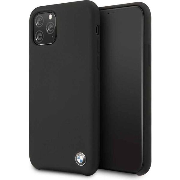 Etui Custodia Rigida Bmw Bmhcn58Silbk Iphone 11Pro Czarny/Silicone Nero-image