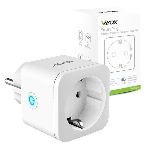Vayox Spina Intelligente Wi-Fi VA0010 | Ios | Android | Google Home | Alexa | Bianco-image