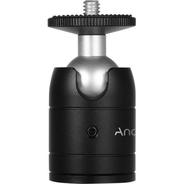 Andoer Testa A Sfera Del Treppiede Testa Girevole A 360 Gradi Compatibile Con Il Treppiede Per Fotocamera Dslr Bastone Per Selfie Monopiede-image