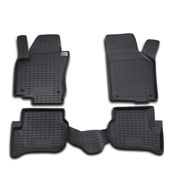 Tappetini In Gomma Per Auto Novline Vw Golf Plus 2004-2014-image