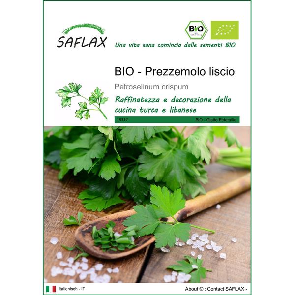Saflax -- Prezzemolo Liscio - 600 Semi - Petroselinum-image