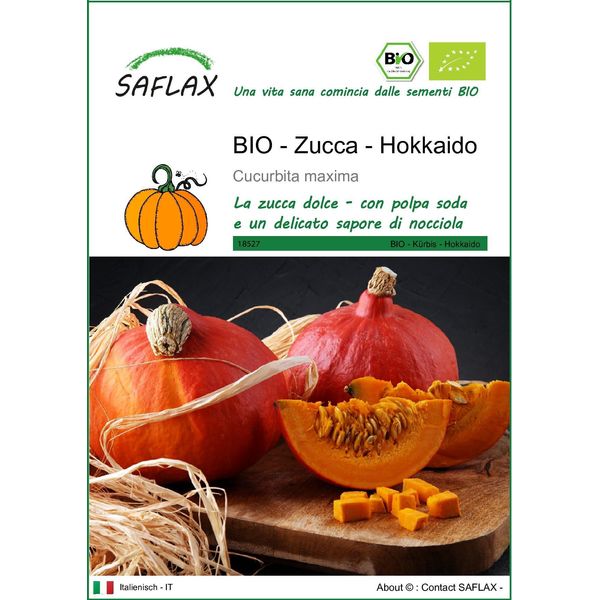 Saflax -- Zucca - Hokkaido - 5 Semi - Cucurbita-image