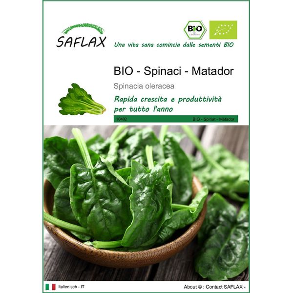 Saflax -- Spinaci - Matador - 300 Semi - Spinacia-image