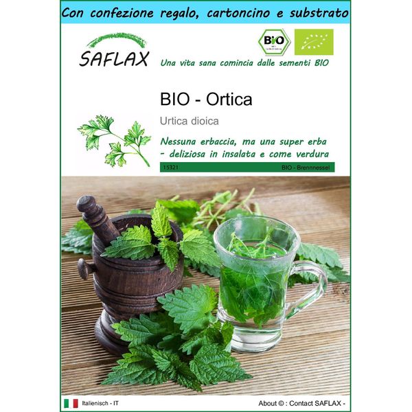 Saflax Set Regalo -- Ortica - 2000 Semi - Urtica-image
