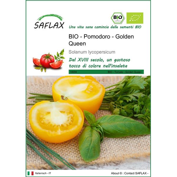 Saflax -- Pomodoro - Golden Queen - 15 Semi - Solanum-image