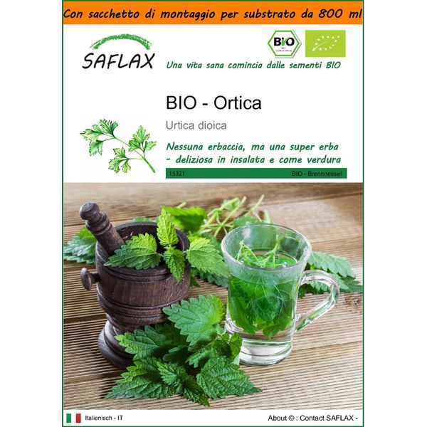 Saflax Garden In The Bag -- Ortica - 2000 Semi - Urtica-image
