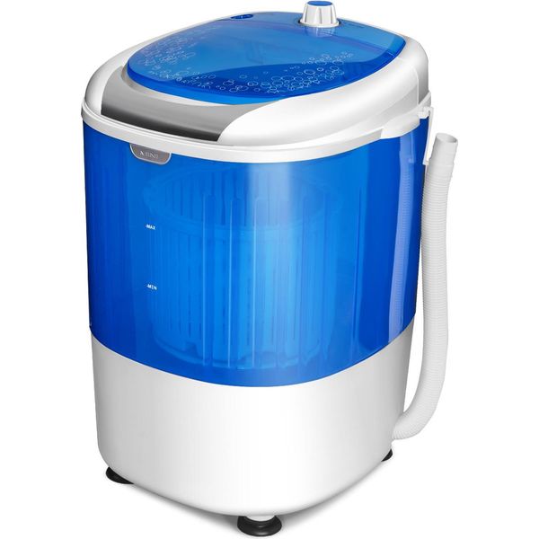 Costway Mini Lavatrice 170W Con Centrifuga, Lavatrice Da Campeggio Con Capacità Di 2,5 Kg, Carica Dall'alto Per Hotel, 36X34X51Cm-image