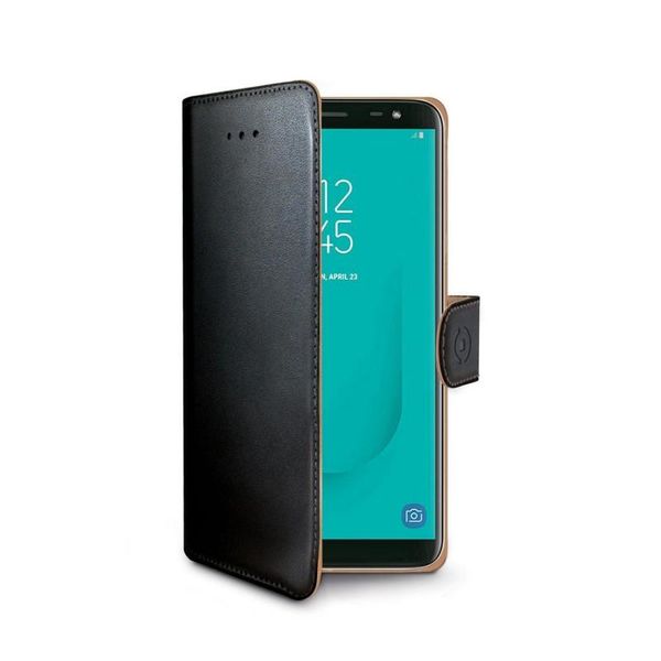 Custodia Celly Book Wally Nero Per Samsung Galaxy J6 (2018)-image
