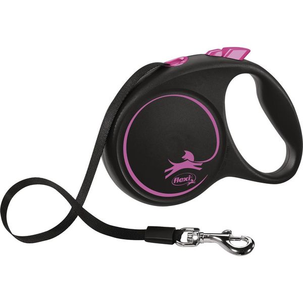 Flexi Black Design Gurt 5 M Pink-image