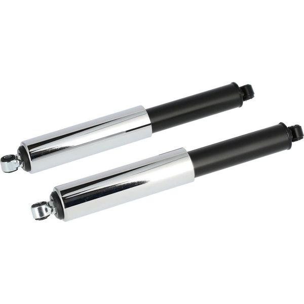 Set: Puntone Posteriore, Manicotto Nero E Cromato, 345 Mm - Simson S50, S51, S53, KR51/1 Schwalbe, KR51/2 Swallow, SR4-3 Sparrowhawk, SR4-4 Hawk-image