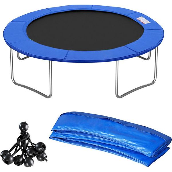 Yakimz Copertura Del Bordo Del Trampolino 28 Cm Di Larghezza Ø305 Cm 100% Resistente Ai Raggi Uv Protezione Del Bordo Della Copertura Della Molla Resistente Agli Strappi 10FT - Blu-image