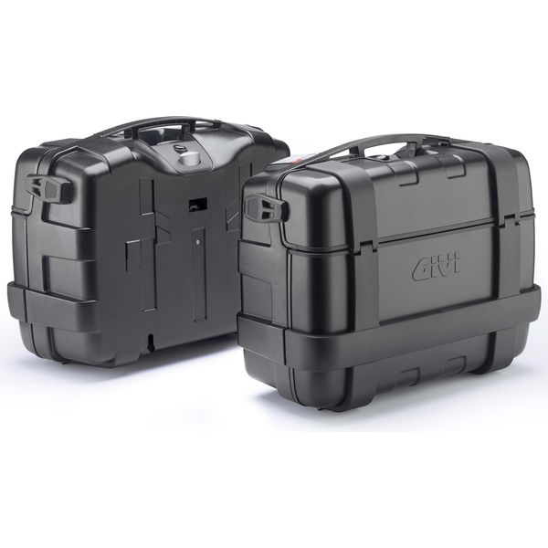 Coppia Valigie Laterali Monokey Givi TRK33B Trekker Black Line 33L-image