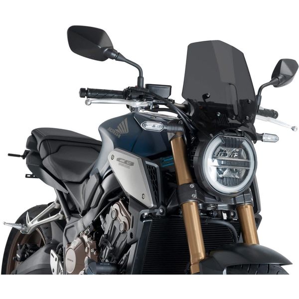 Cupolino Puig Naked Sport Fumè Scuro Omologato Abe Per Honda-image