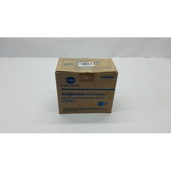 Konica Minolta TNP-18C A0X5450 Toner Ciano -A-image