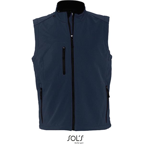 Sols 46601 | Gilet / Scaldacorpo Softshell Rallye Senza Maniche - Colore: French Navy - Taglia: Xl-image