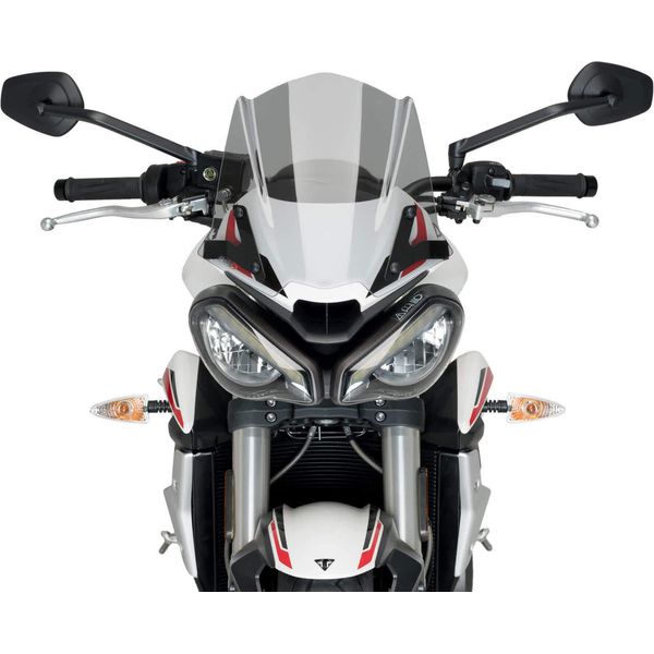 Cupolino Puig Naked Sport Fumè Chiaro Omologato Abe Per Triumph-image