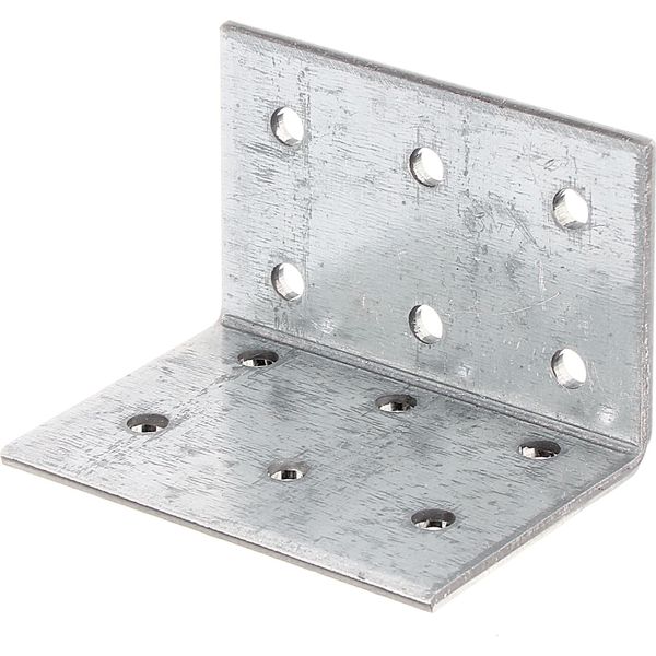Alberts 846701 Staffa Per Lamiera Forata, Zincata Sendzimir, 40 X 40 X 60 Mm, Set Da 50-image
