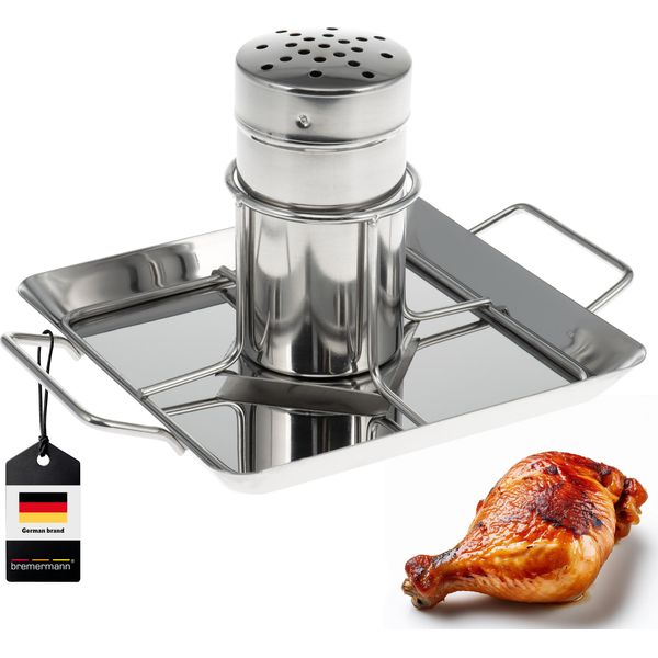 Arrosto Di Pollo Bremermann / Con Contenitore Per Aromi, In Acciaio Inox Ca. 24,5 X 18,5 Cm-image