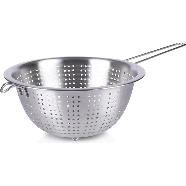 Colino Da Cucina Tondo 21 Cm - Acciaio Inox, Manico, Versatile-image