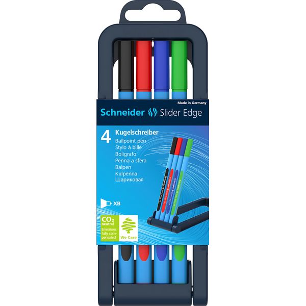 Schneider Biros Slider Edge Xb Custodia Di Cartone Di Base 4 Pezzi-image