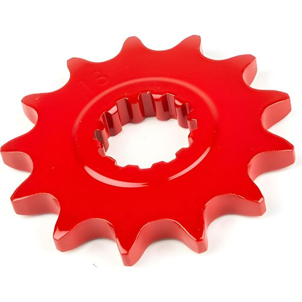 Pignone Str8 13 Denti Rosso Catena 420 Per Minarelli AM6-image
