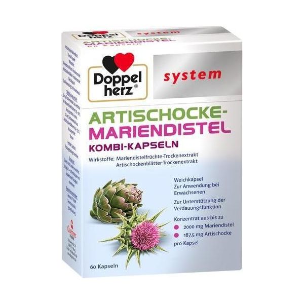 Doppio Cuore Carciofo Cardo Mariano System Soft Candy 60 Capsule-image