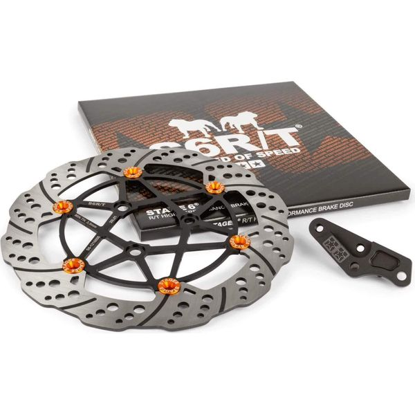 Disco Freno Flottante Anteriore Stage6 R/T 280Mm Per MK2 Yamaha Aerox-image