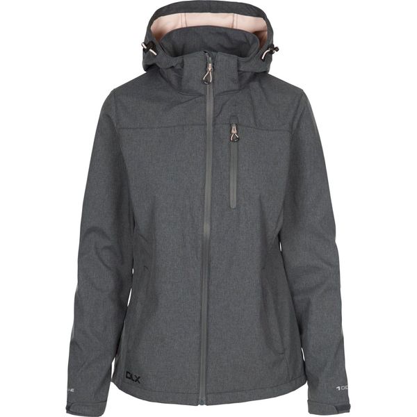 Trespass Giacca Softshell Da Donna Claren Ii Impermeabile TP4615 (2XL) (Grigio Scuro/Rosa Screziato)-image