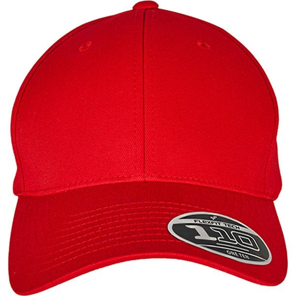 Flexfit 7706FF | Flexfit 110 Curved Visor Snapback - Colore: Rosso - Taglia: Unica-image
