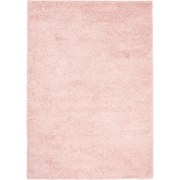 Tappeto Tapiso Essence Shaggy Unicoloured Modern Pink ÖKotex 120 X 170 Cm-image