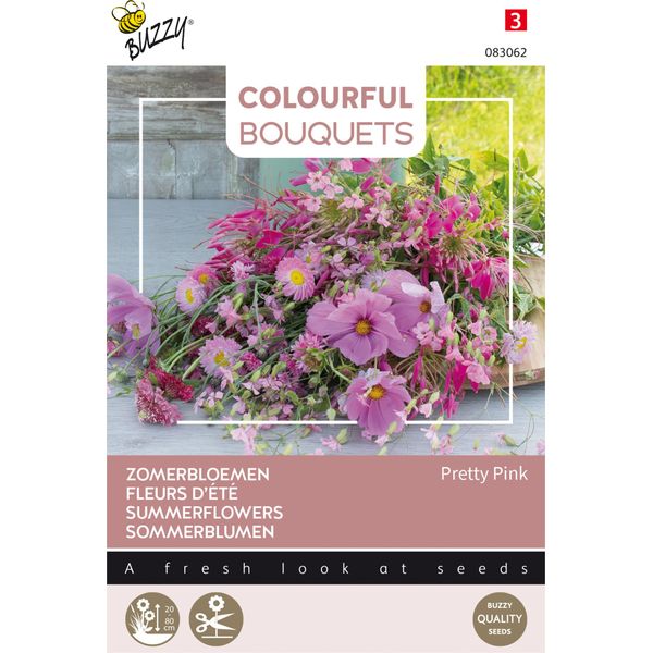 Buzzy Bouquet Colorati Piuttosto Rosa Semi - Circa 5 Gr | Buzzy_083062-image