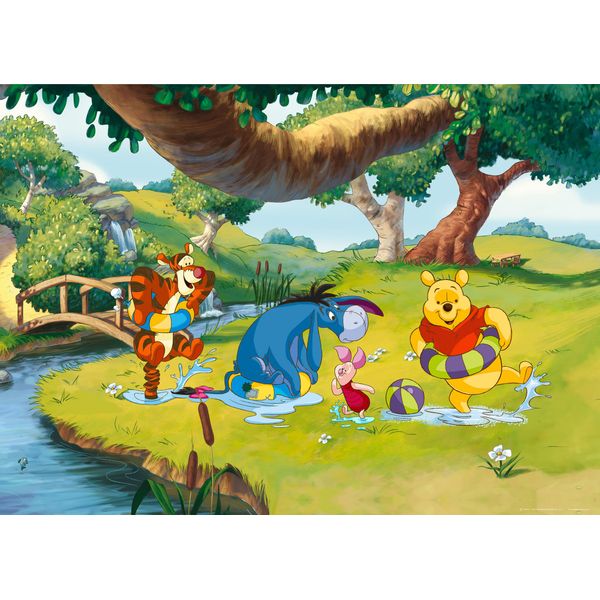 Poster Disney Pooh L'orso Verde, Giallo E Blu - 600653 - 160 X 110 Cm-image