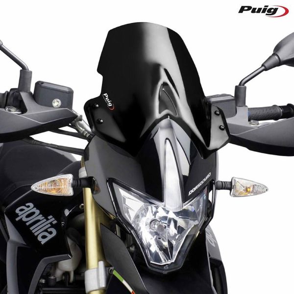 Cupolino Puig Naked Touring Nero Omologato Abe Per Aprilia-image
