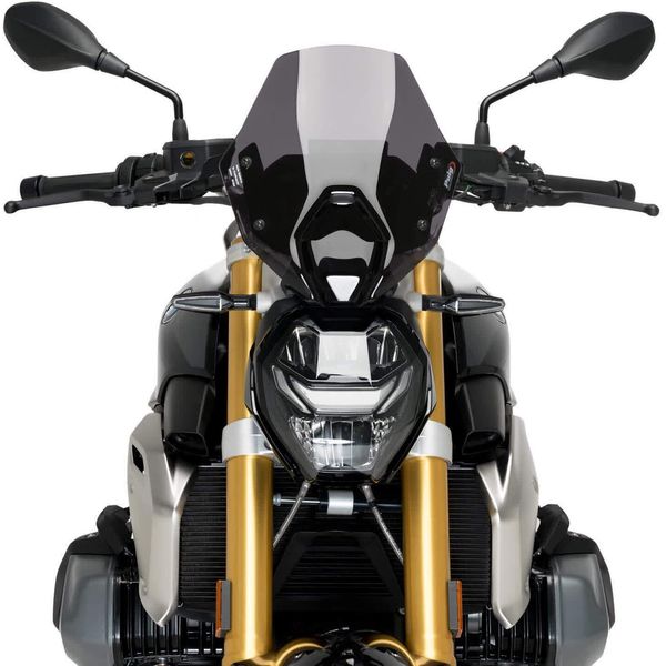 Cupolino Puig Naked Sport Fumè Scuro Omologato Abe Per Bmw R R 1250-image