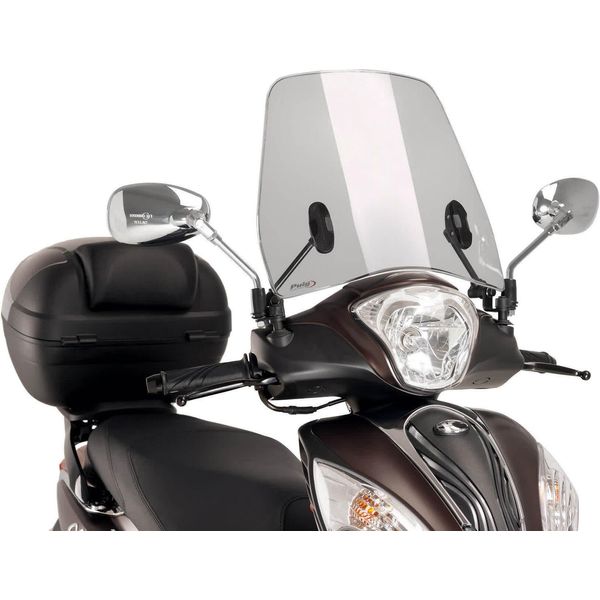 Cupolino Puig Urban Fumè Chiaro 405X390Mm Per Kymco-image