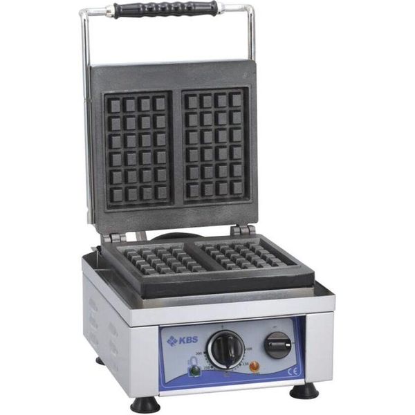 Ferro Per Waffle Kbs Con Piastra Intercambiabile Per 2X Waffle 10,2X16,4X2,6 Cm 230V-image