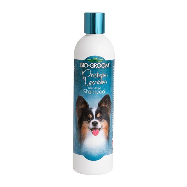 Biogroom Protein Lanolin Shampoo Proteico Alla Lanolina Per Cani, Senza Solfati, Senza Lacrime, Concentrato 1:4, 355 Ml (Diluito 1,8 L)-image