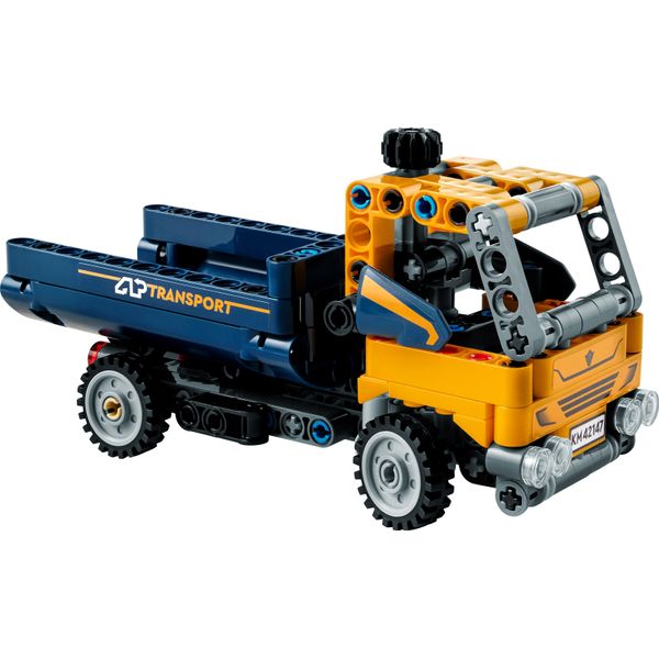 Lego 42147 Technic Camion Ribaltabile Giocattolo, Set 2 In 1 Con Modello Di Costruzione Ed Escavatore Giocattolo, Regalo Tecnico Per Ragazzi E Ragazze Dai 7 Anni In Su-image