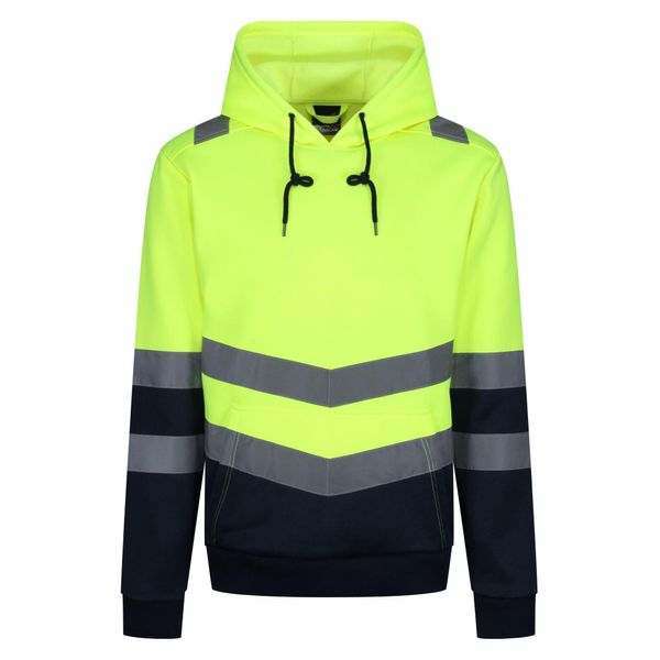 Regatta - Felpa Con Cappuccio Ad Alta Visibilità Da Uomo RG6395 (L) (Giallo)-image