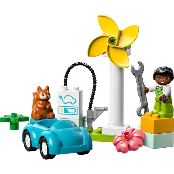 Lego® 10985 Lego® Duplo 10985 Windrad Und Elektroauto Bausatz-image