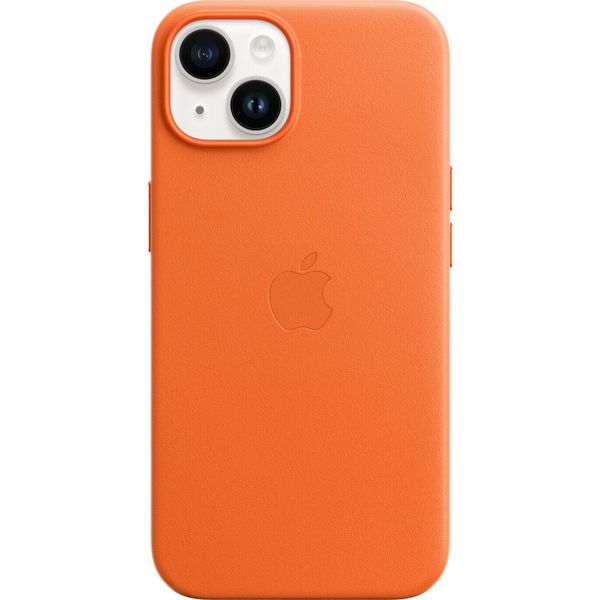 Etui Apple Mpp83Zm/A Iphone 14 / 15 / 136.1 PomarańCzowy/Arancione Custodia In Pelle Magsafe-image