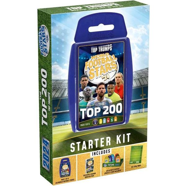 Mosse Vincenti Kartenspiel Stelle Del Calcio Mondiale Top Trumps Starter Kit-image