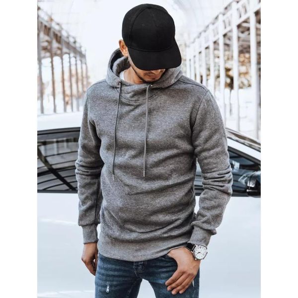 Dstreet Felpa Con Cappuccio Da Uomo Meeni Grigio Scuro Xxl-image