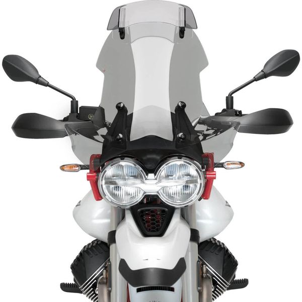 Cupolino Puig Touring Con Deflettore Fumè Chiaro Per Moto Guzzi-image