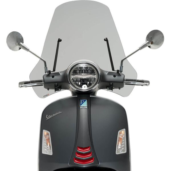 Cupolino Puig Touring Fumè Chiaro Omologato Abe Per Piaggio-image
