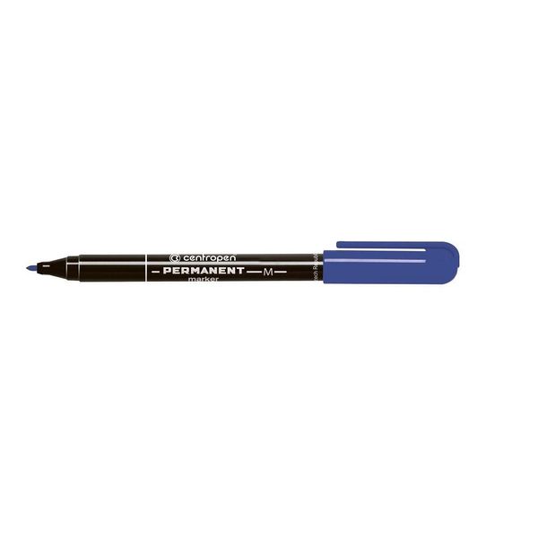 Centropen, Pennarello 2846, Blu, 10 Pezzi, 1 Mm, A Base Di Alcol, Prezzo Per Unità-image
