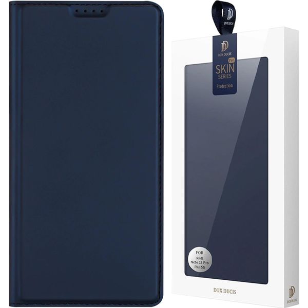 Dux Ducis Custodia A Portafoglio Con Supporto Per Samsung Galaxy S23 Fe Blu-image