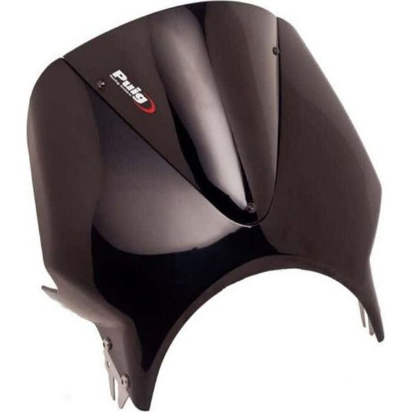 Cupolino Puig Vision Nero 330X310Mm Omologato Abe Per Kawasaki-image