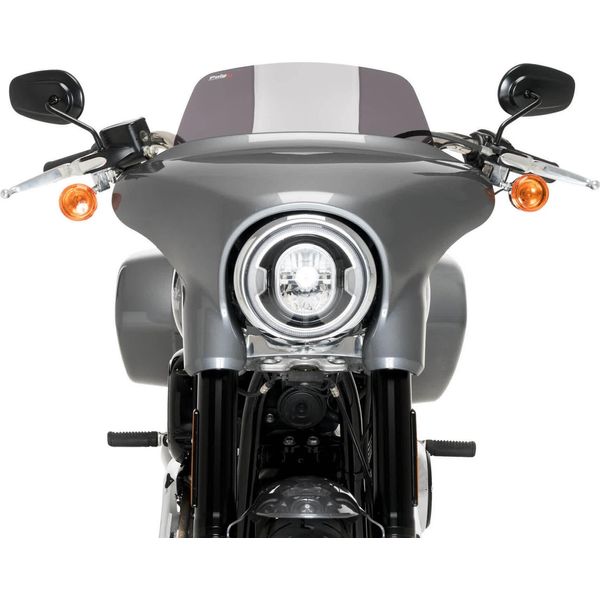Cupolino Puig High-Road Sport Fumè Scuro Per Harley Davidson Softail Sport Glide-image