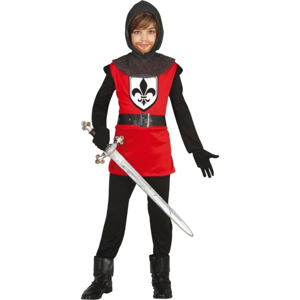 Guirca Costume Da Cavaliere Medievale Ragazzo 7-9 Anni 7-9 Anni-image